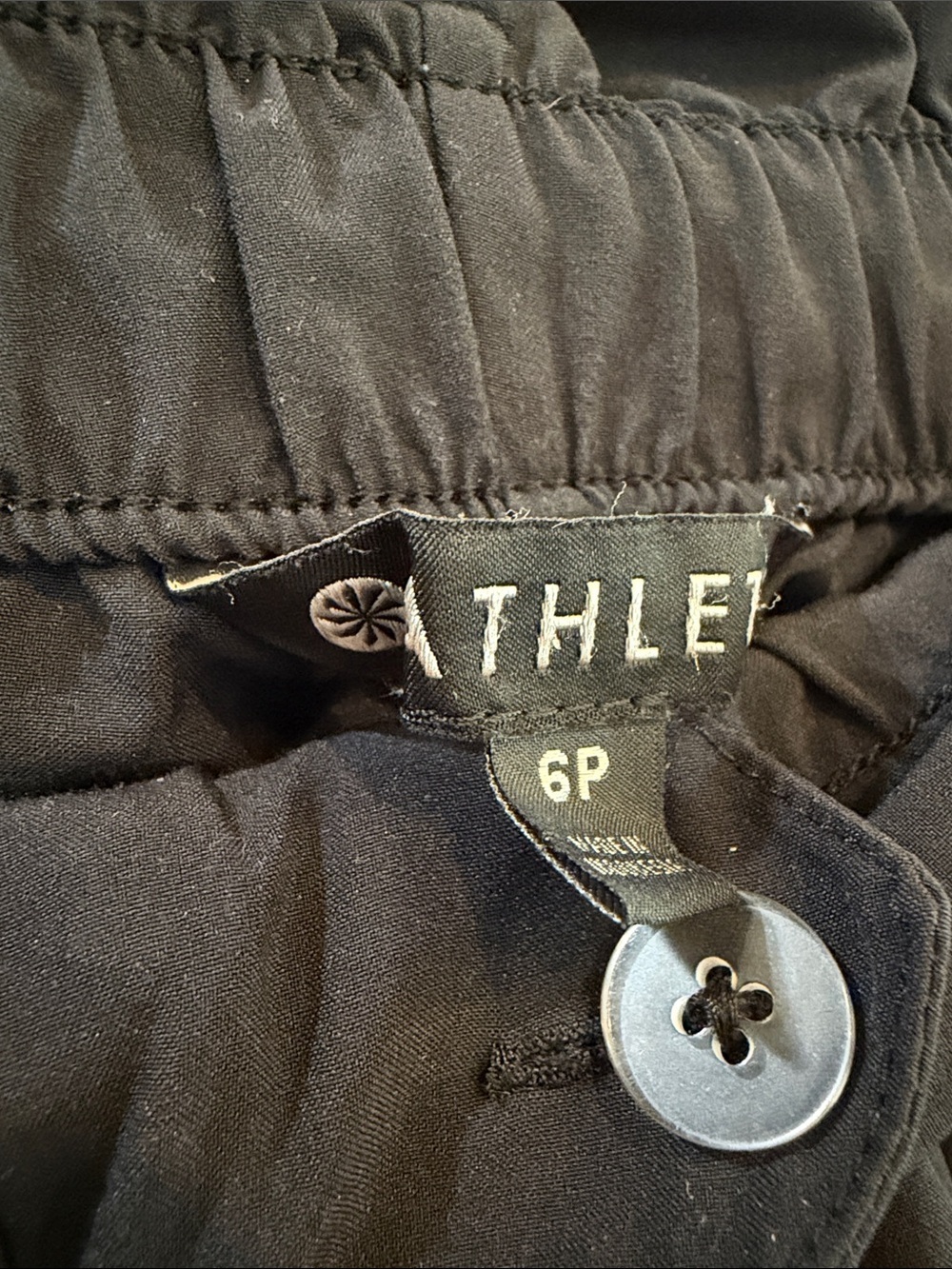 Athleta Black Paperbag Waist Women’s Pants - Picture 2 of 5